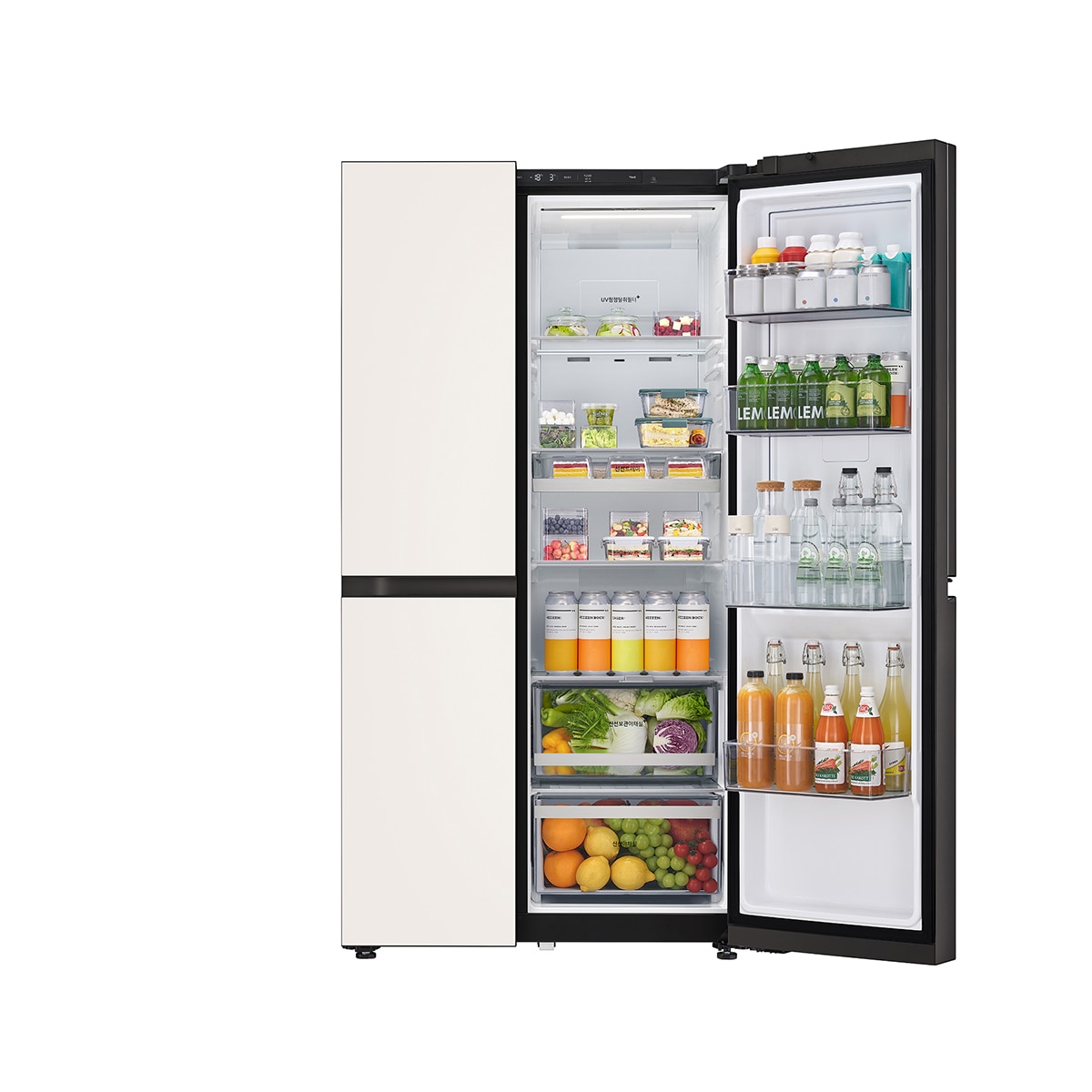 엘지 오브제 AI 매직스페이스 양문형 652L,글라스 베이지 엘지 오브제 AI 매직스페이스 양문형 652L,글라스 베이지