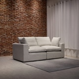 사트바 할로다운 양면 패브릭 소파 3인 사트바 할로다운 양면 패브릭 소파 3인