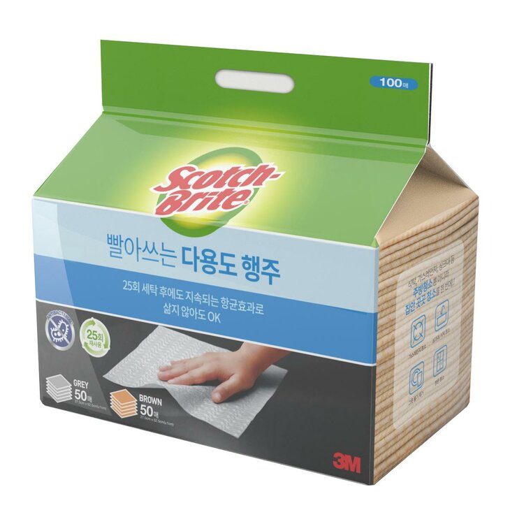 스카치브라이트 다용도 행주 청소포 100매 / 최소구매 2 스카치브라이트 다용도 행주 청소포 100매 / 최소구매 2