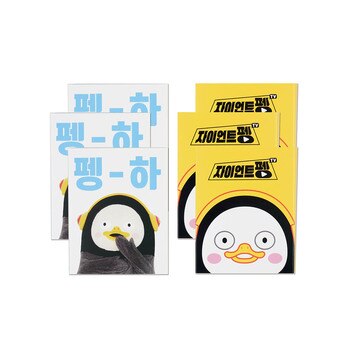 펭수패턴점착메모지 6PK 펭수패턴점착메모지 6PK