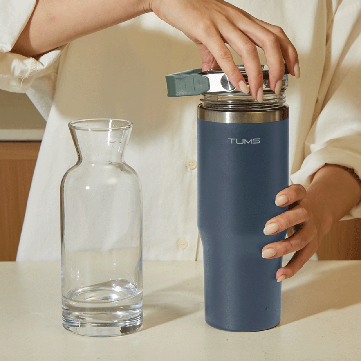 텀스 투게더 핸들 머그 2P - 옐로우올리브 & 그린코알라(그레이) 텀스 투게더 핸들 머그 2P - 옐로우올리브 & 그린코알라(그레이)