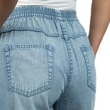 잭스 걸프렌드 여성 밴딩 데님 팬츠 - 라이트 워시, M