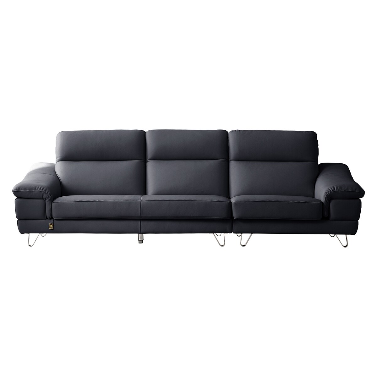 다우닝 레아 스테디 전체 천연가죽 4인 소파 - 네이비 다우닝 레아 스테디 전체 천연가죽 4인 소파 - 네이비