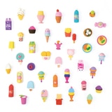 3C4G 스낵스 앤 스위츠 퍼즐 지우개 40개 세트