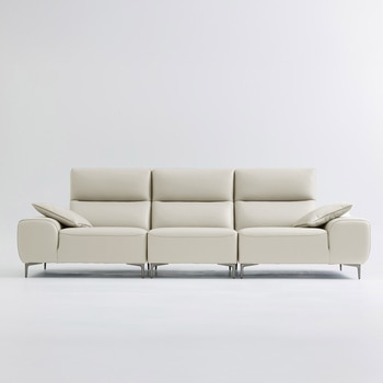 UND NA17 전체 천연 이태리 슈렁큰통가죽 4 인 소파