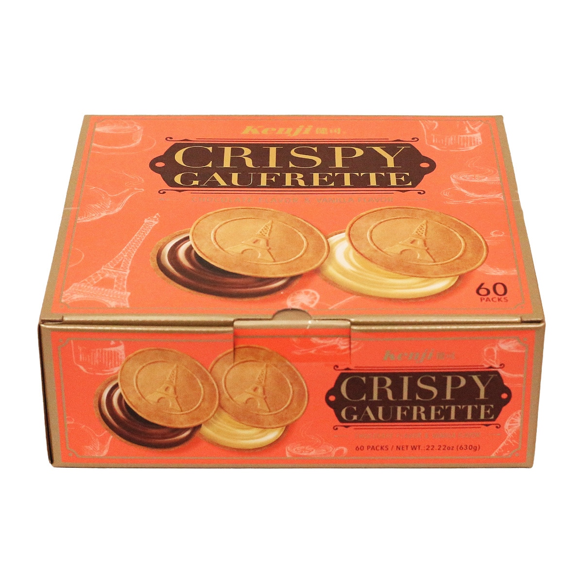 Kenji 크리스피 고프레 바닐라 / 초콜릿 630g Kenji 크리스피 고프레 바닐라 / 초콜릿 630g