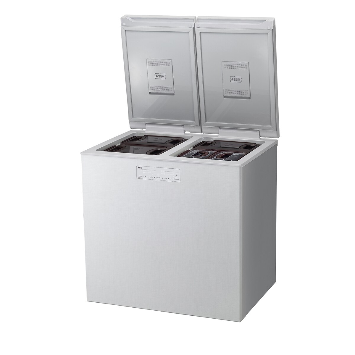 엘지 디오스 김치톡톡 217L- 메탈 린넨화이트