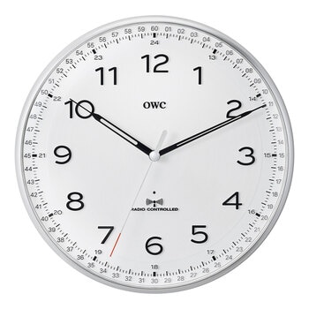OWC 컴퍼스 RC 전파수신 벽시계
