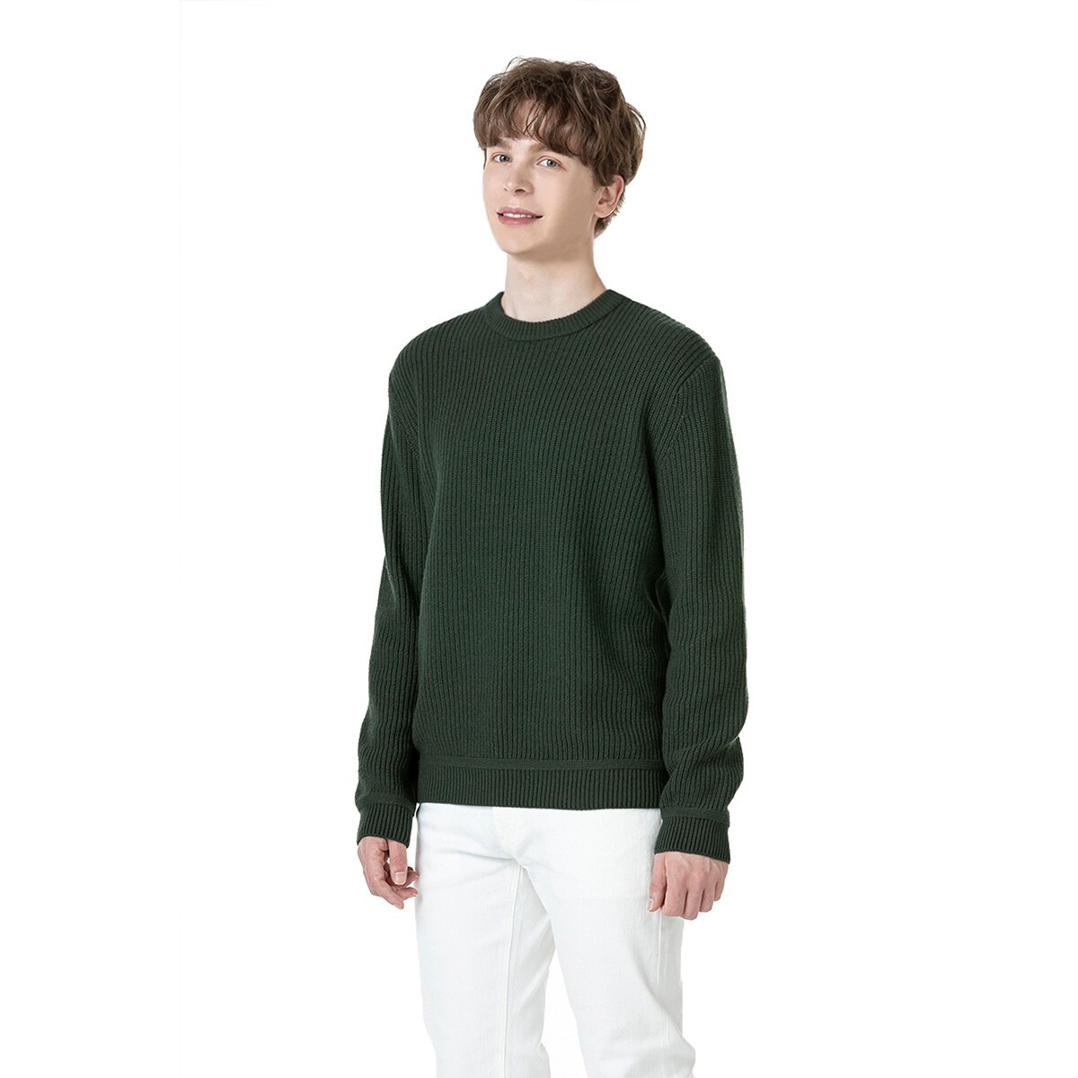 바인 남성 캐시미어 혼방 니트