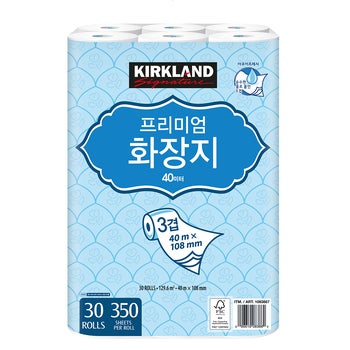 커클랜드 시그니춰 프리미엄 3겹화장지40m x 30롤 커클랜드 시그니춰 프리미엄 3겹화장지40m x 30롤