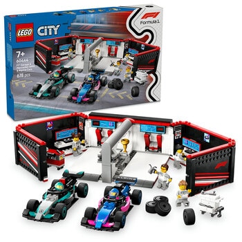 레고 시티 F1 정비소와 Mercedes-AMG & Alpine 60444
