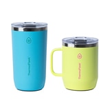 써모플라스크 보온 머그 세트 2P