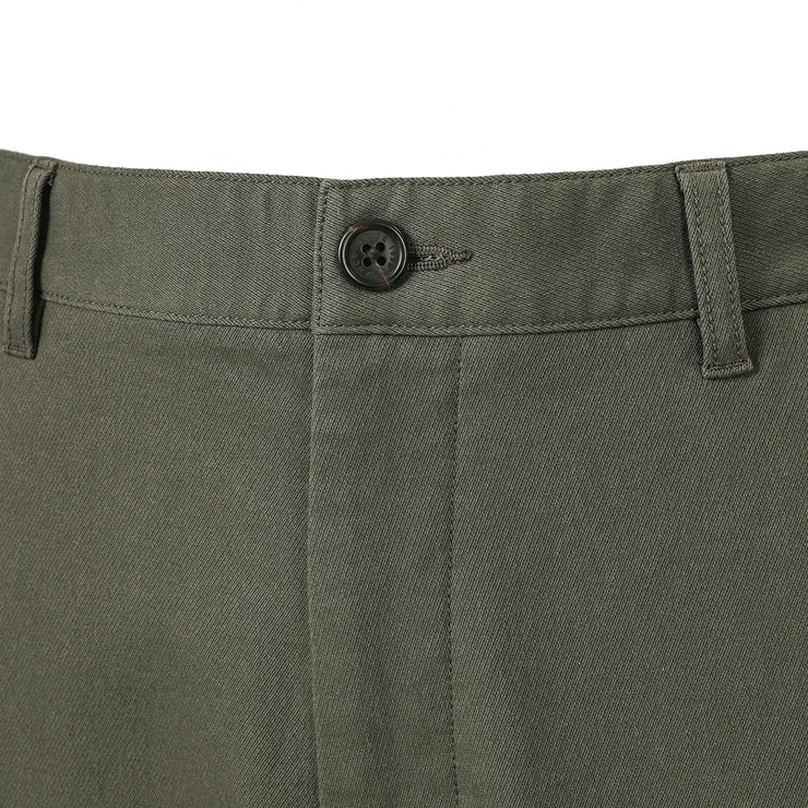 쿨트 남성 면 스판 바지 - 카키, 36