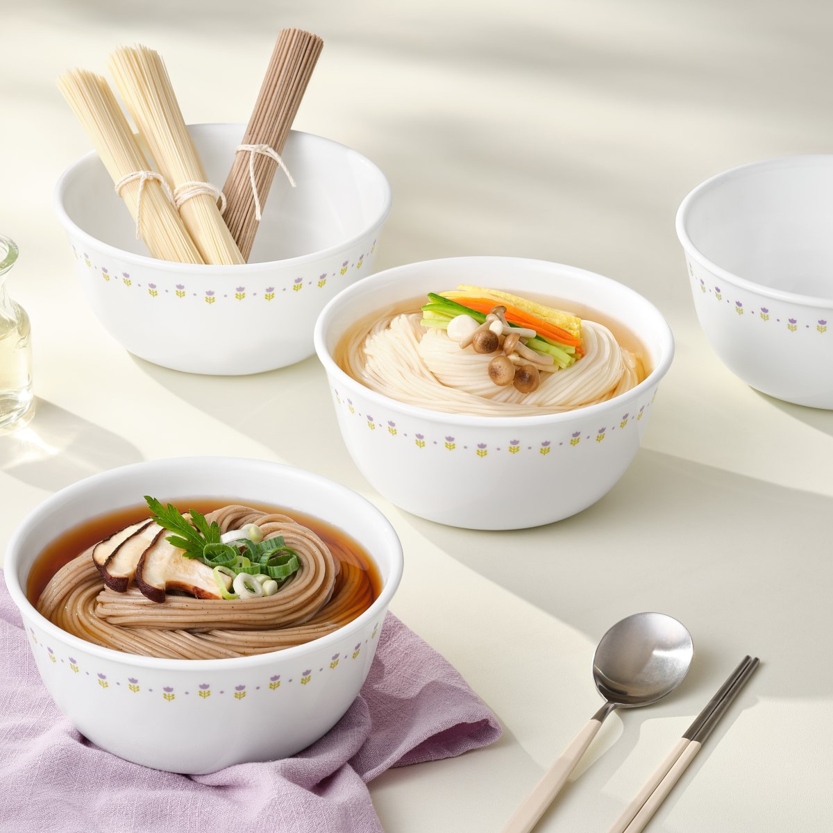 코렐 쁘띠튤립 면기 세트 4P 코렐 쁘띠튤립 면기 세트 4P