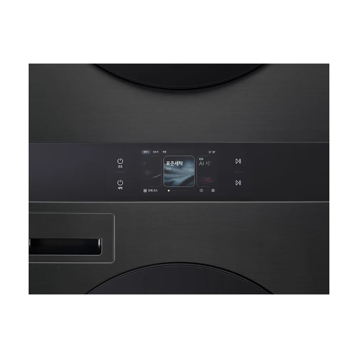 LG 오브제 워시타워 세탁 25kg& 건조25kg 블랙 스테인리스 LG 오브제 워시타워 세탁 25kg& 건조25kg 블랙 스테인리스