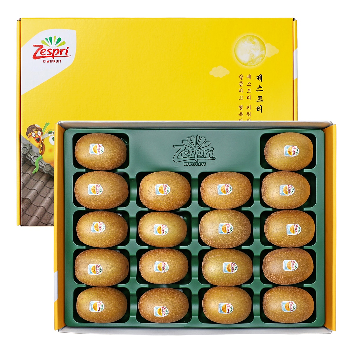 뉴질랜드 제스프리 점보 골드키위 선물세트 2.7kg 18입