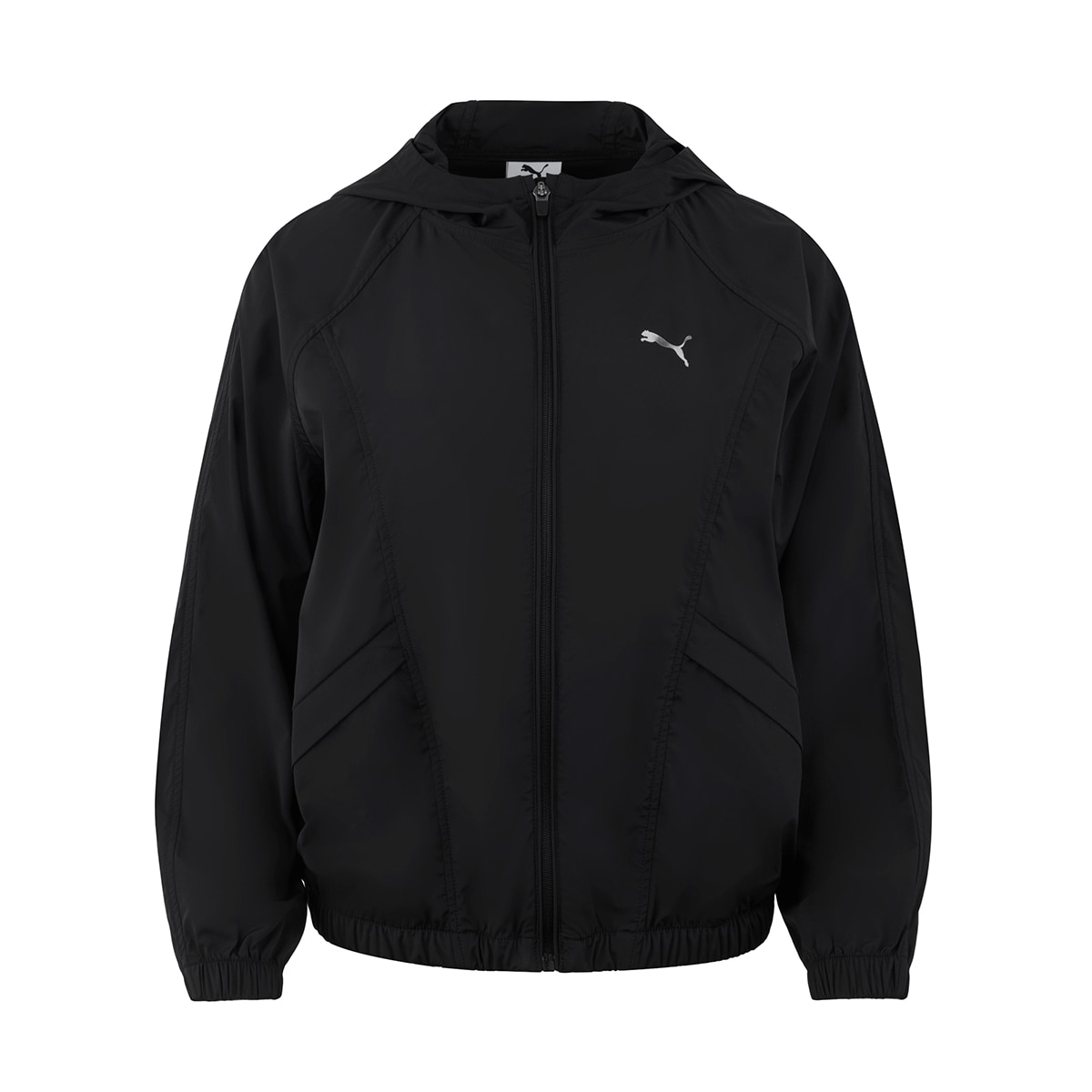 푸마 키즈 바람막이 자켓 - 블랙, 130