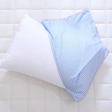 April At Home 알러지케어 다운필 베개 + 커버세트 - 블루