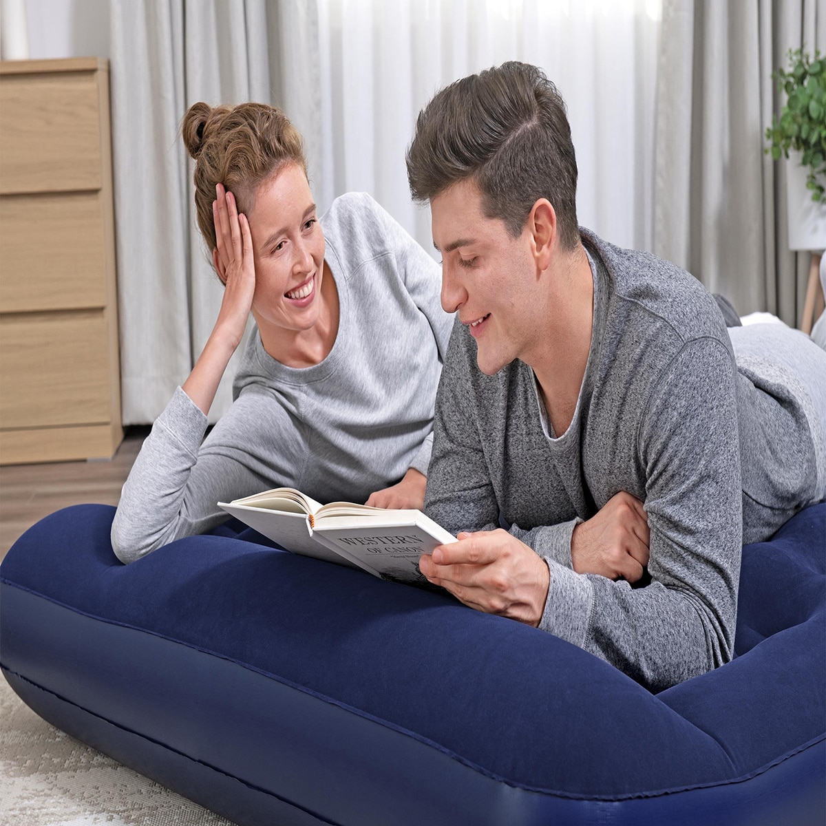 베스트웨이 풋 펌프 에어 베드