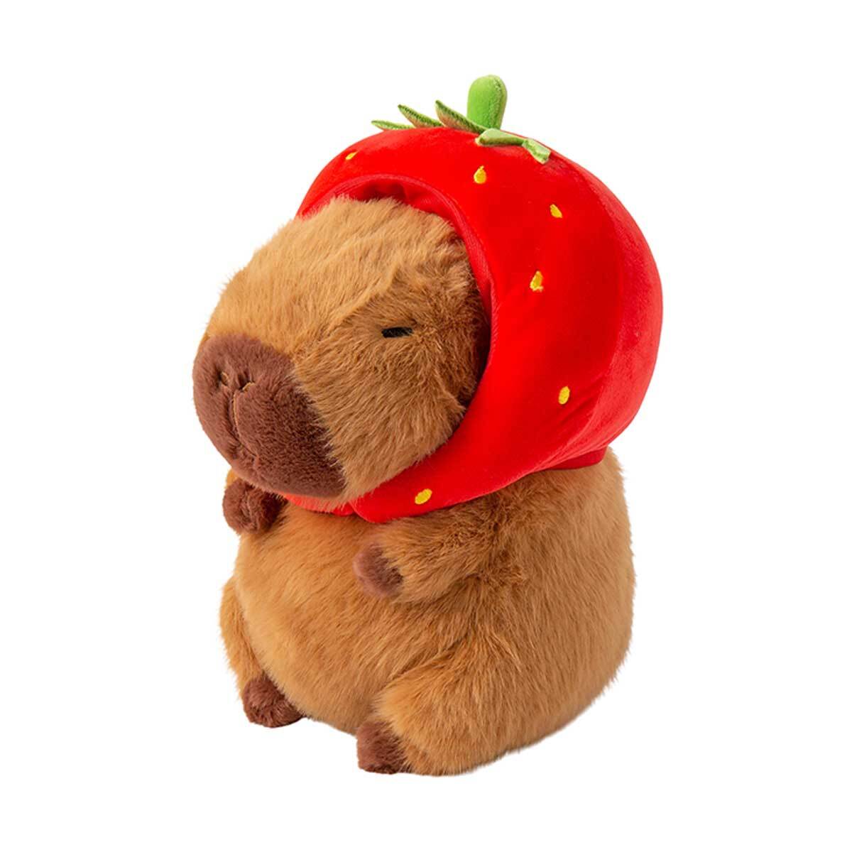 카피바라 딸기모자 인형 23cm
