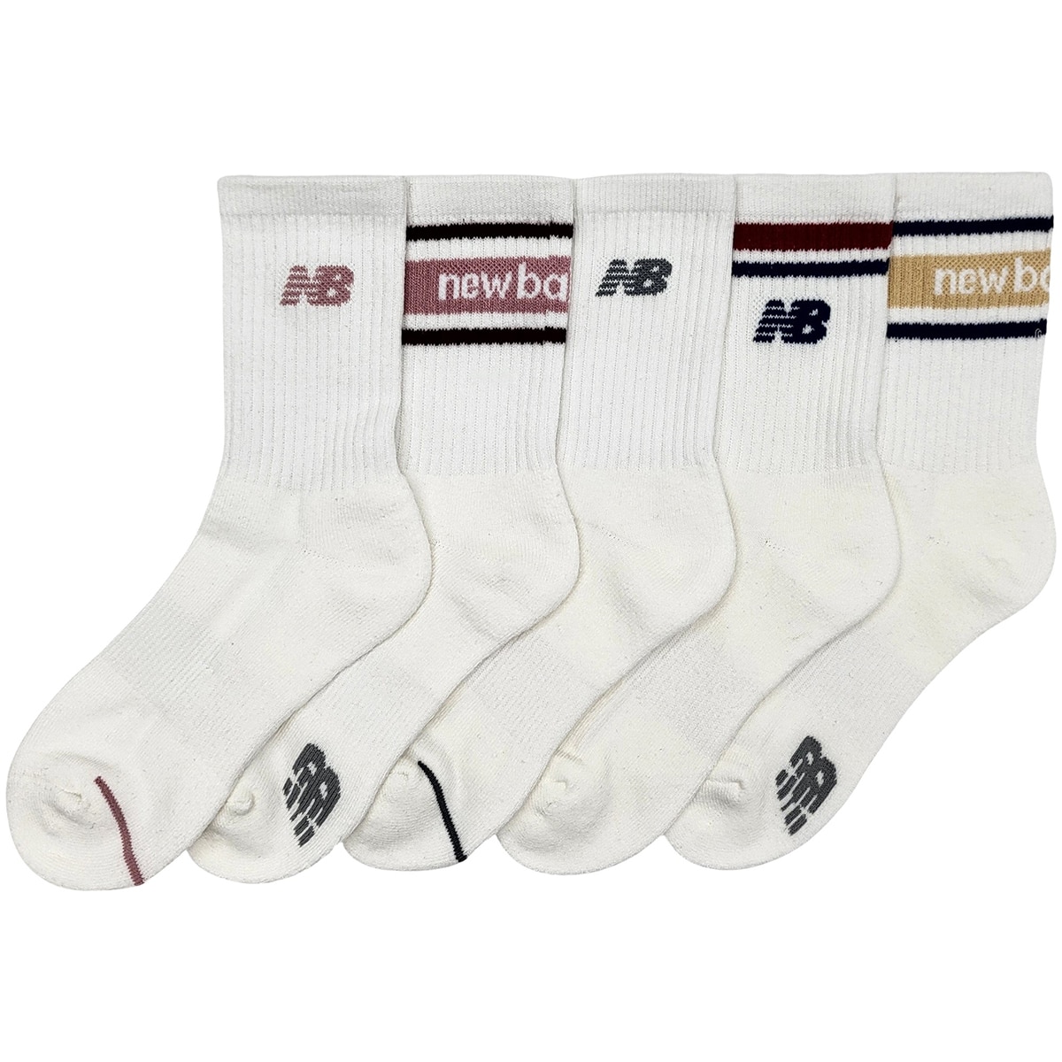 뉴발란스 성인 중목양말 5족