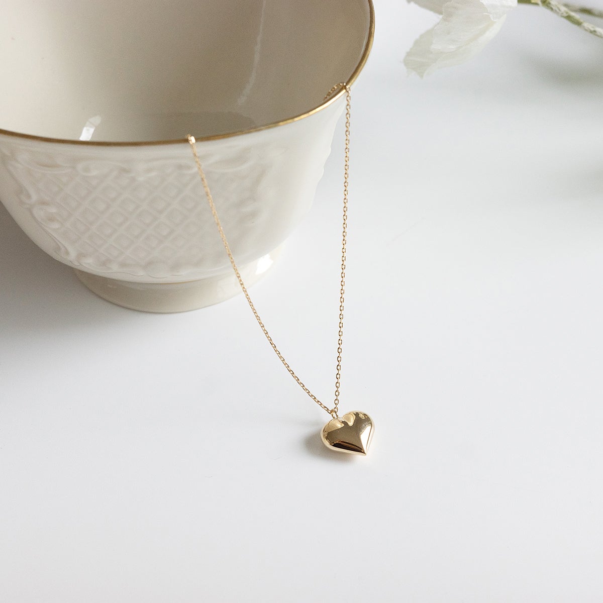 통통 하트 18K 목걸이 통통 하트 18K 목걸이