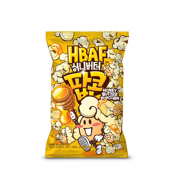 HBAF 팝콘 4종 세트 1,280g - 선택 1. 허니버터, 소금우유, 카라멜&치즈, 군옥수수 팝콘
