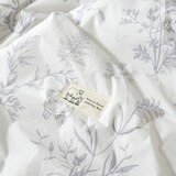 April At Home 80수면 프린트 파이핑 양모이불 - 싱글, 그레이