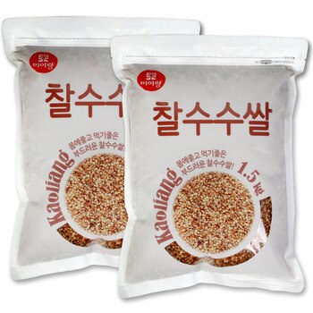 미이랑 찰수수쌀 1.5kg x 2 (2018년산) 미이랑 찰수수쌀 1.5kg x 2 (2018년산)