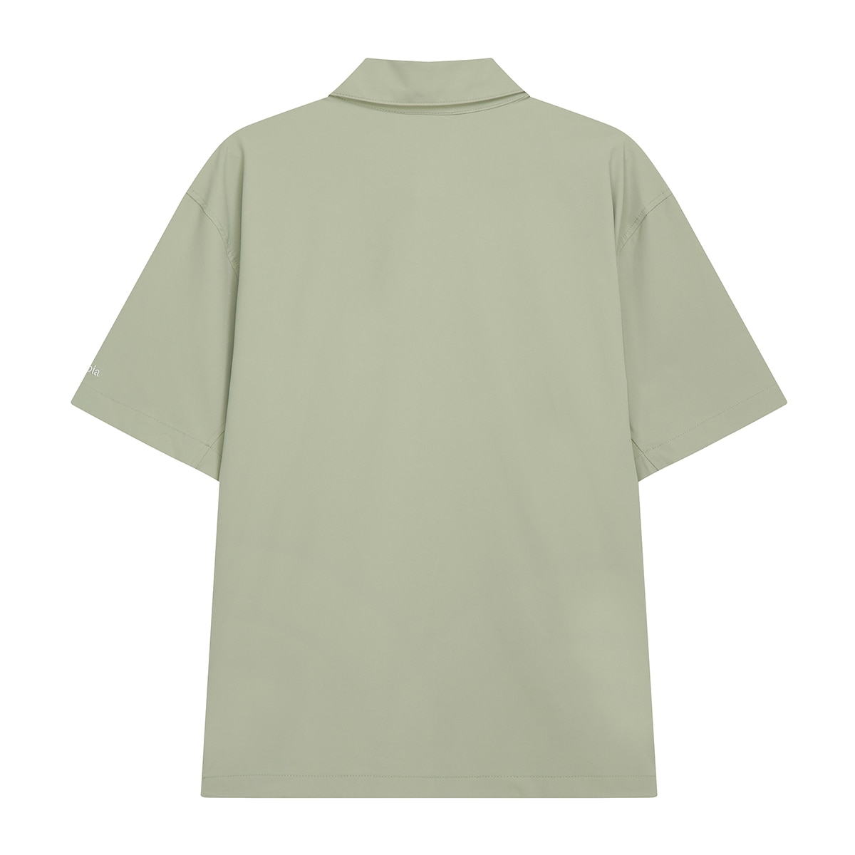 컬럼비아 남성 우븐 반소매 스트레치 폴로티 - 라이트카키, L