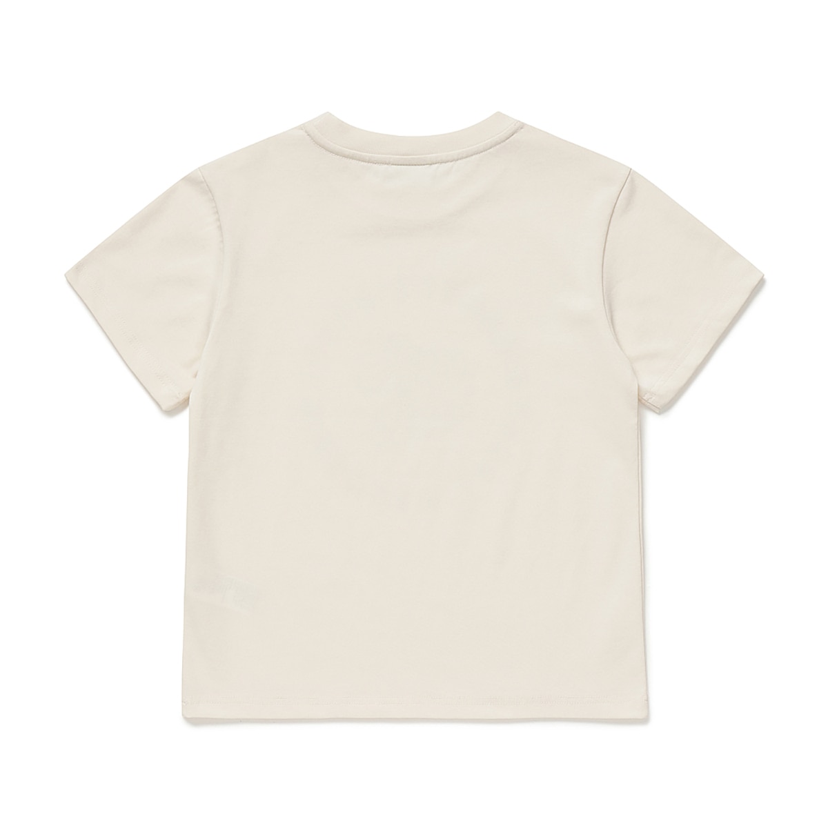 알로봇 키즈 반소매 티셔츠 세트 - 크림/네이비