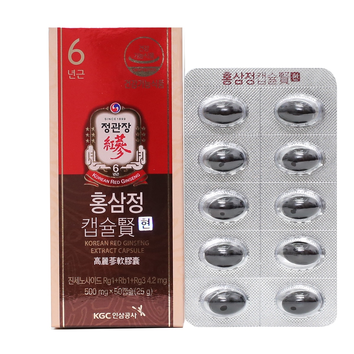 정관장 홍삼정캡슐 현 500mg x 100캡슐