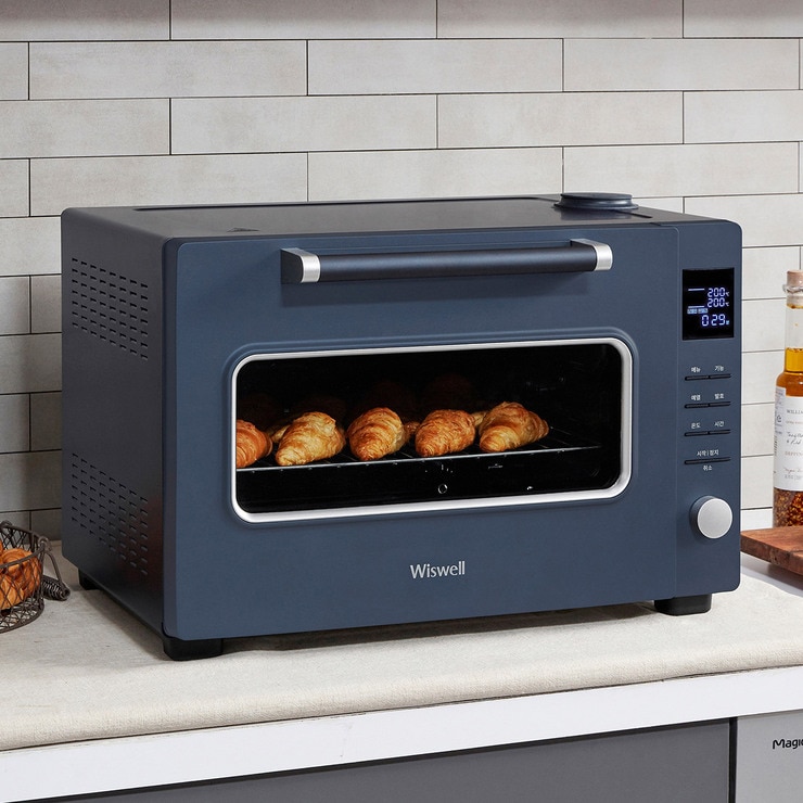 위즈웰 인헨스 스팀 오븐 40L WOP100 - 블루