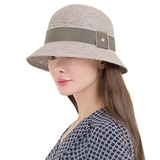 안드레아바나 여성 클로슈 햇 - 그레이
