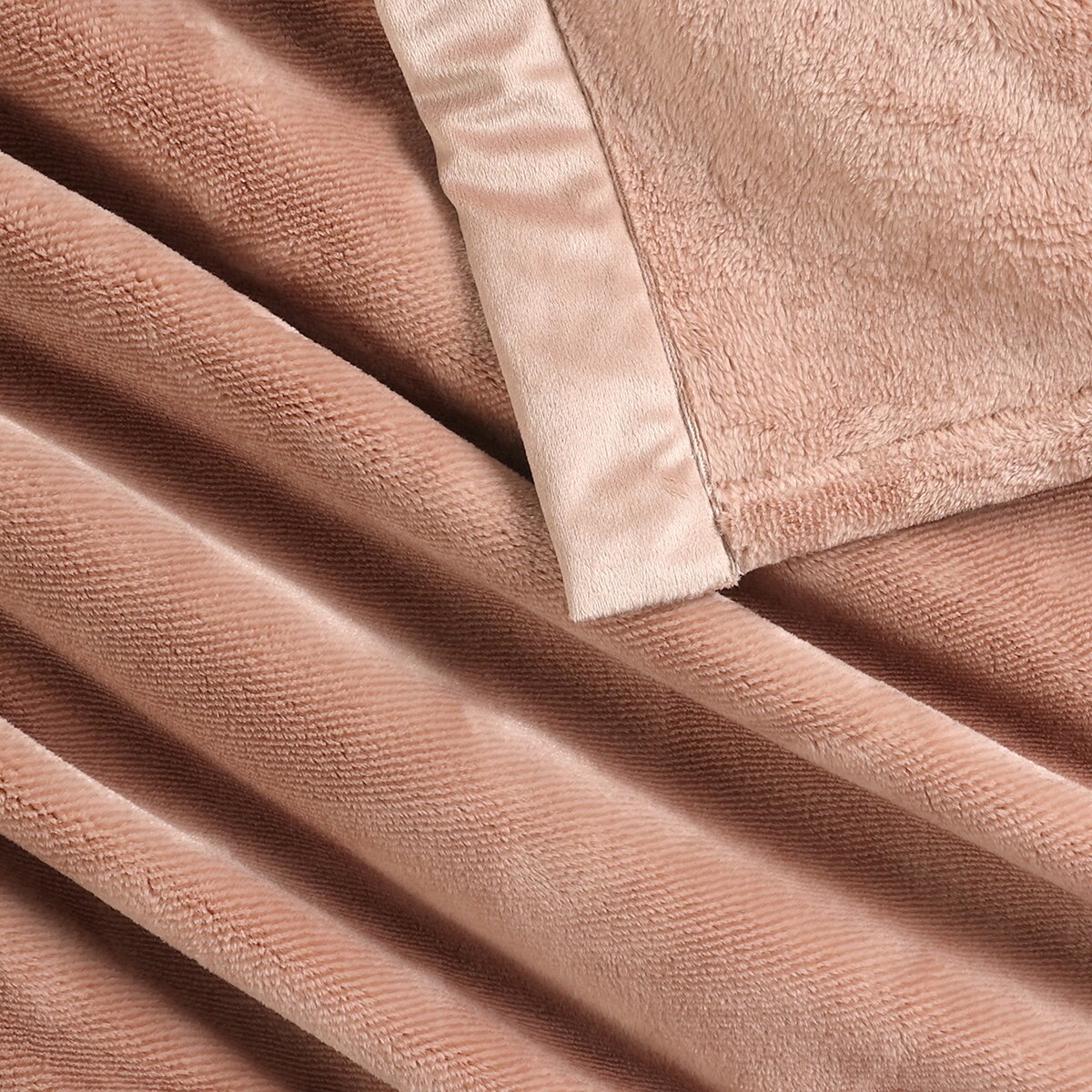 커클랜드 시그니춰 플러쉬 담요 180x200cm - 핑크