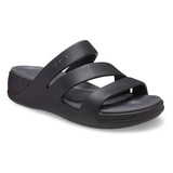 크록스 보카 스트래피 웨지 - 블랙