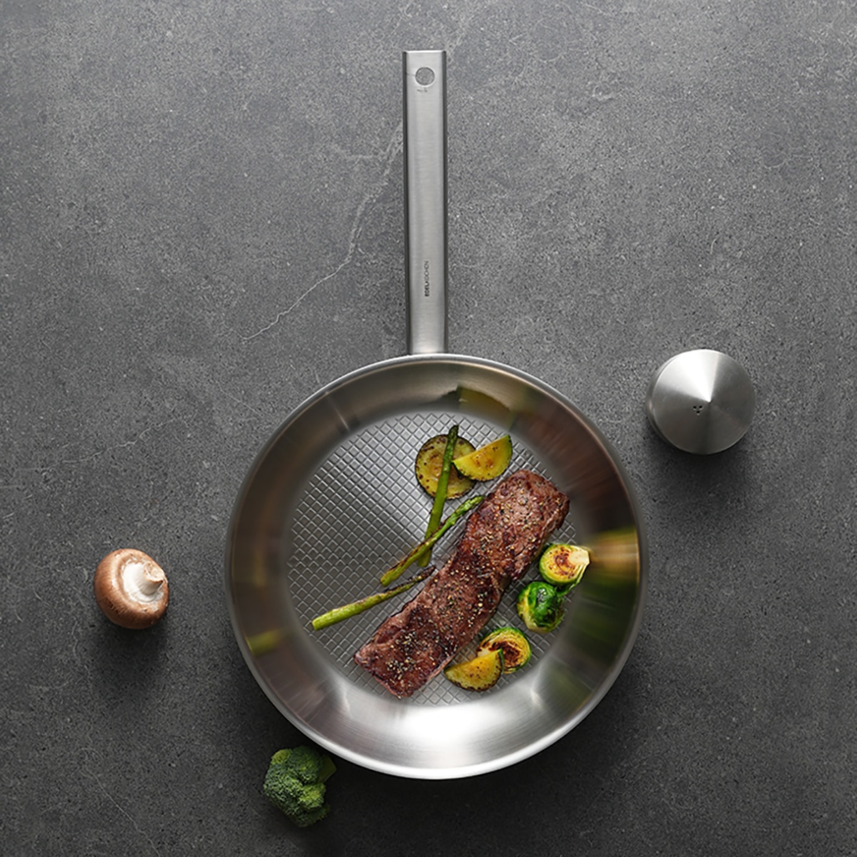 에델코첸 통 5중 스테인리스 엠보 프라이팬 28cm