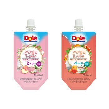Dole 곤약젤리 130ml x 10 개 x 4 Dole 곤약젤리 130ml x 10 개 x 4