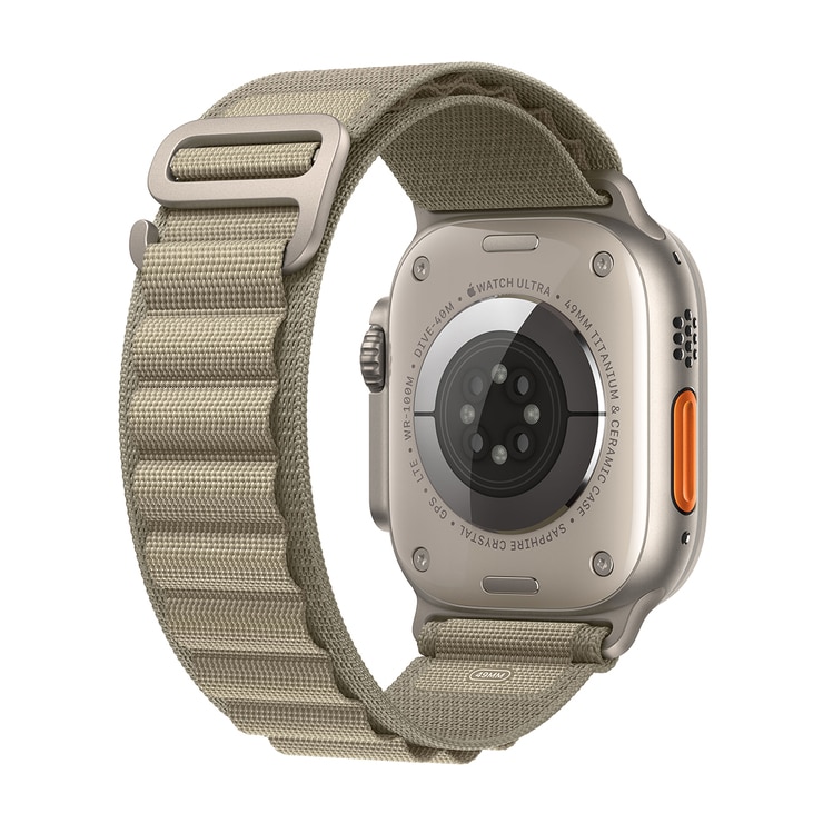 Apple Watch 울트라 2 내추럴티타늄 올리브 알파인루프S