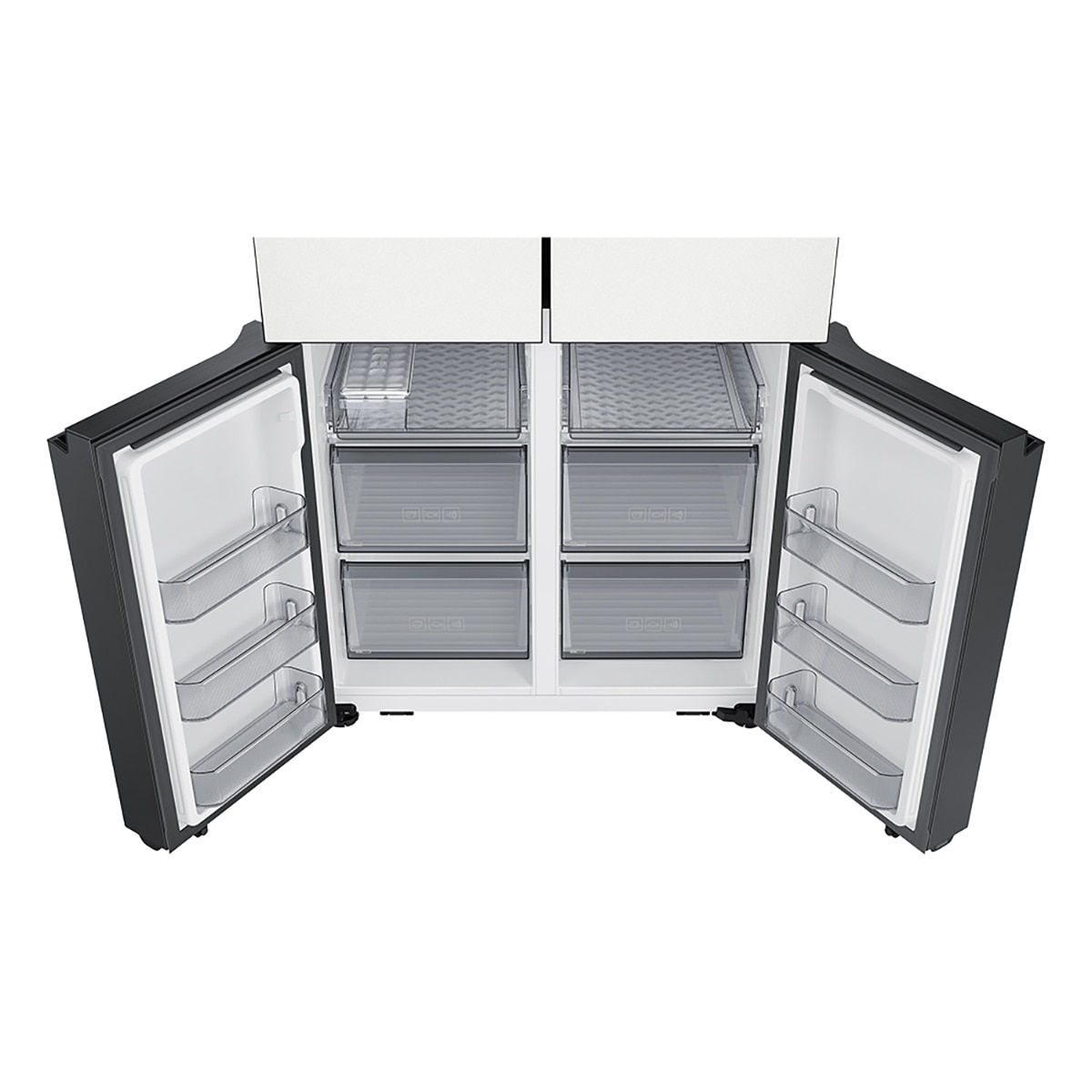 삼성 비스포크 AI 하이브리드 냉장고 - 코타 화이트