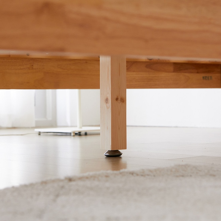 리비니아 뉴리 원목 침대 프레임 슈퍼싱글 - 내추럴