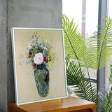 지클레 그림 액자 60x50cm - 오딜롱 르동, 꽃이 있는 꽃병