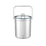 쿡에버 스테인리스 다용도 음식물 쓰레기통 4.5L