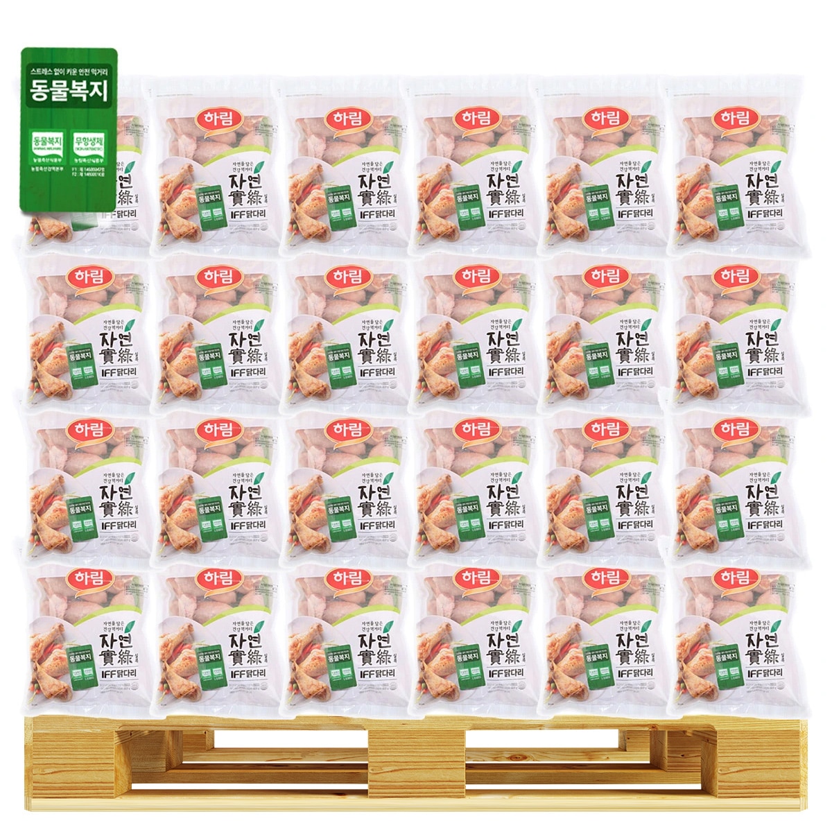 하림동물복지자연실록IFF닭다리800g X 240개(192kg)