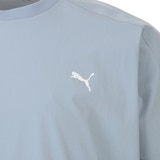 푸마 여성 우븐 티셔츠 - 베이비 블루, L 푸마 여성 우븐 티셔츠 - 베이비 블루, L
