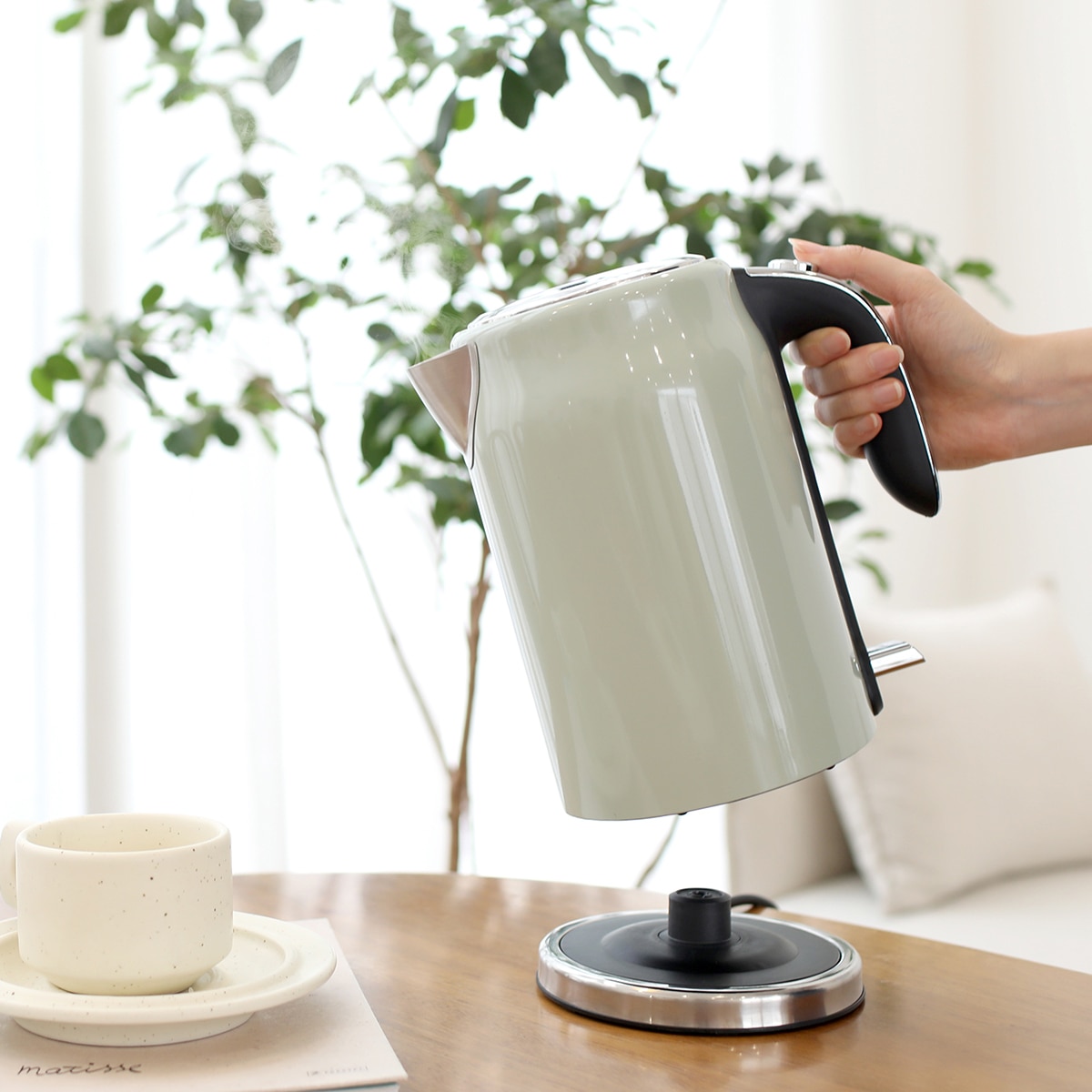 무아스 밀키팟 원터치 전기포트 MK1