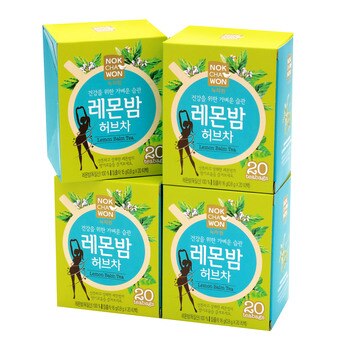 녹차원 레몬밤 허브차 0.8g x 20티백 x 4 녹차원 레몬밤 허브차 0.8g x 20티백 x 4