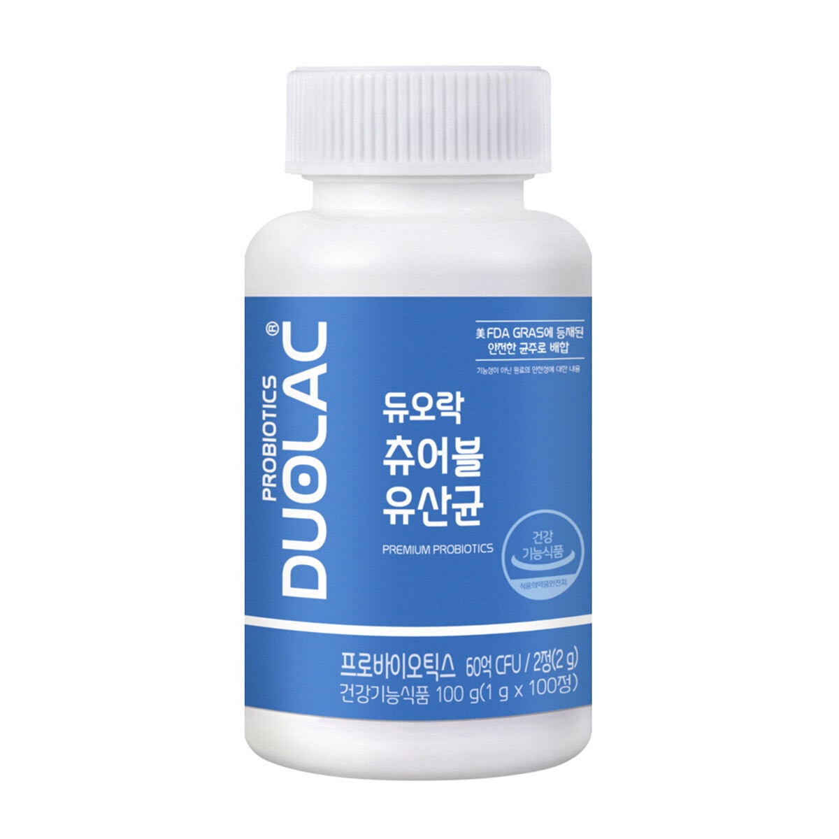듀오락 츄어블 유산균 100정
