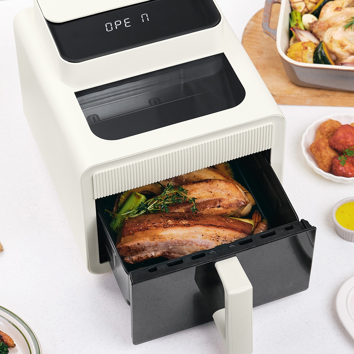 위즈웰 에어프라이어 6L 듀얼뷰 WA8270