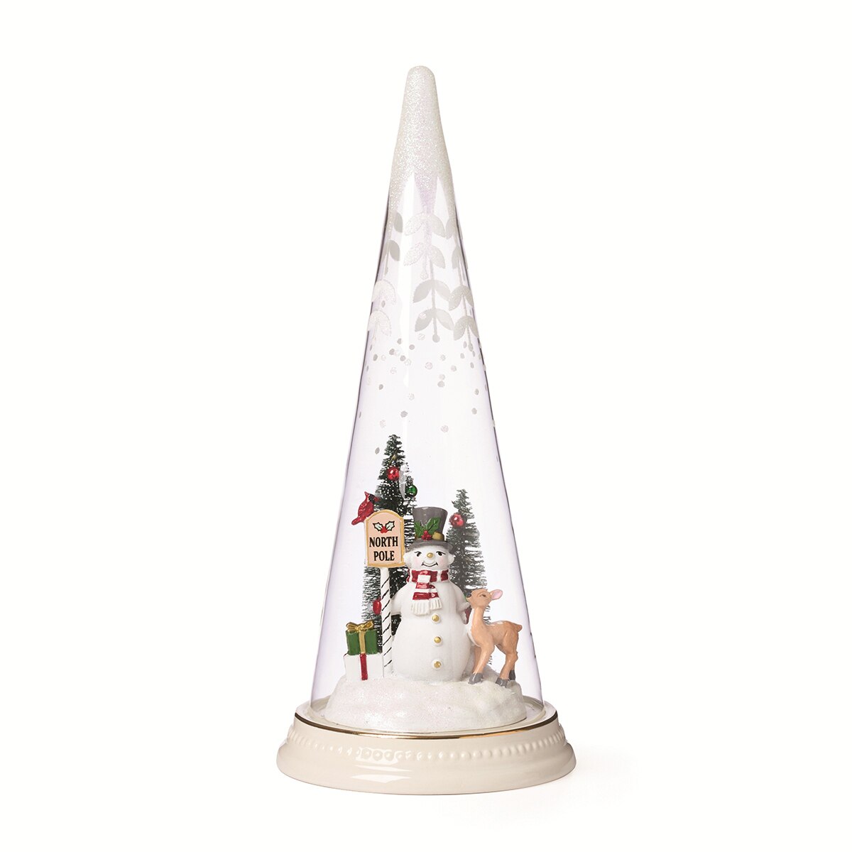 레녹스 메리 & 매직 크리스마스 글라스 장식 - 눈사람